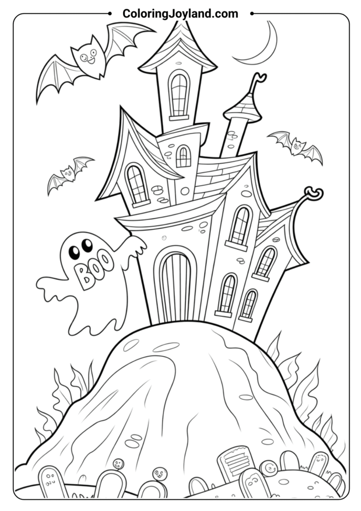 Boo haunting the castle