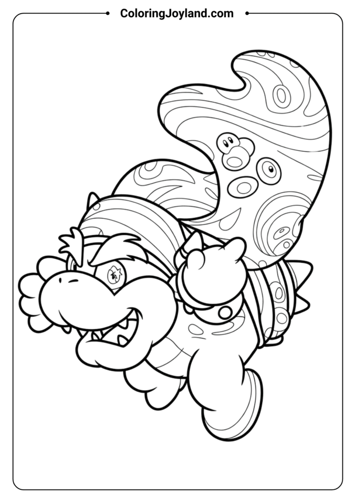 Bowser Jr. causing trouble