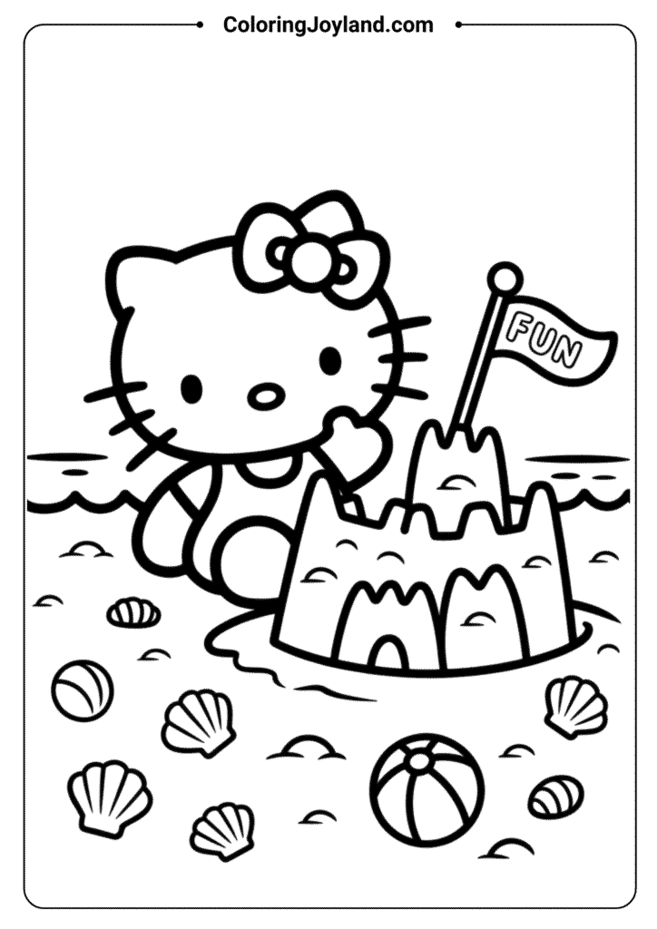 Hello Kitty's Beach Day