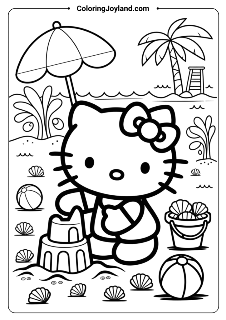 Hello Kitty's Beach Day