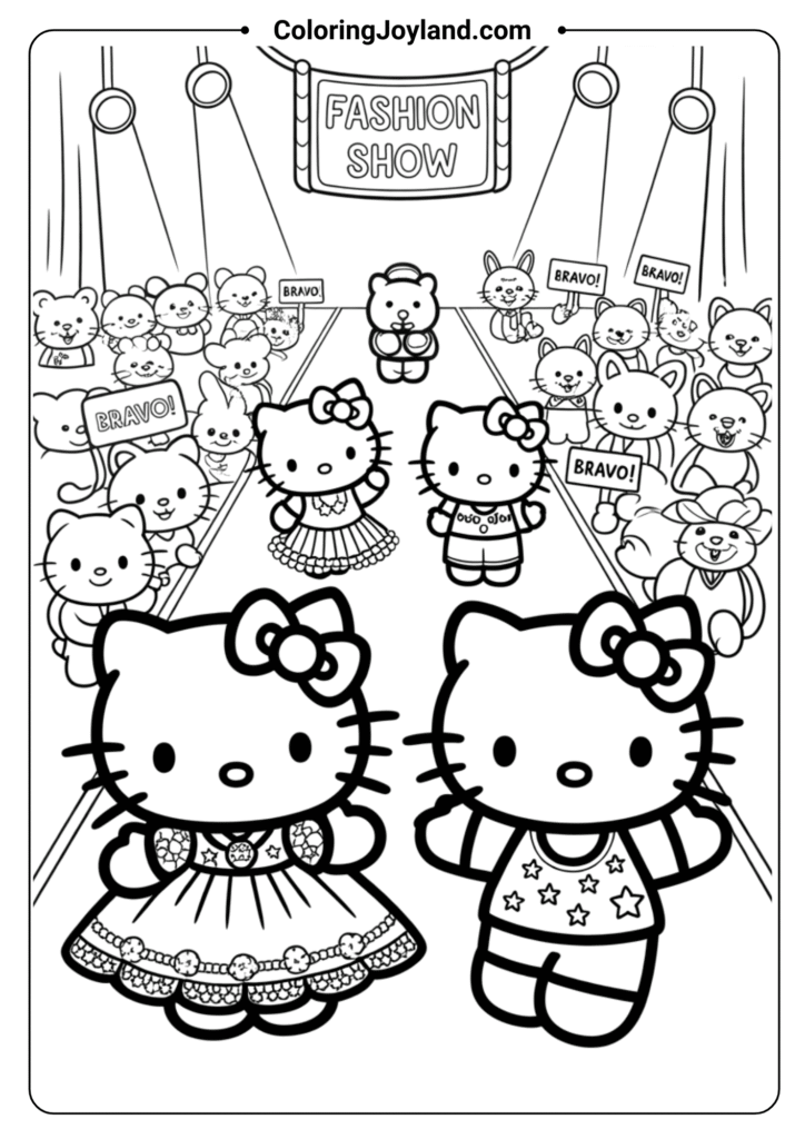 Hello Kitty's Fashion Show