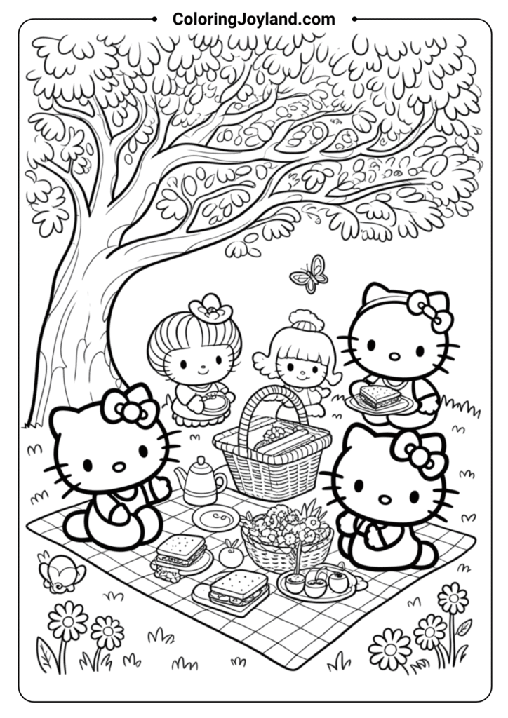 Hello Kitty's Picnic in the Park