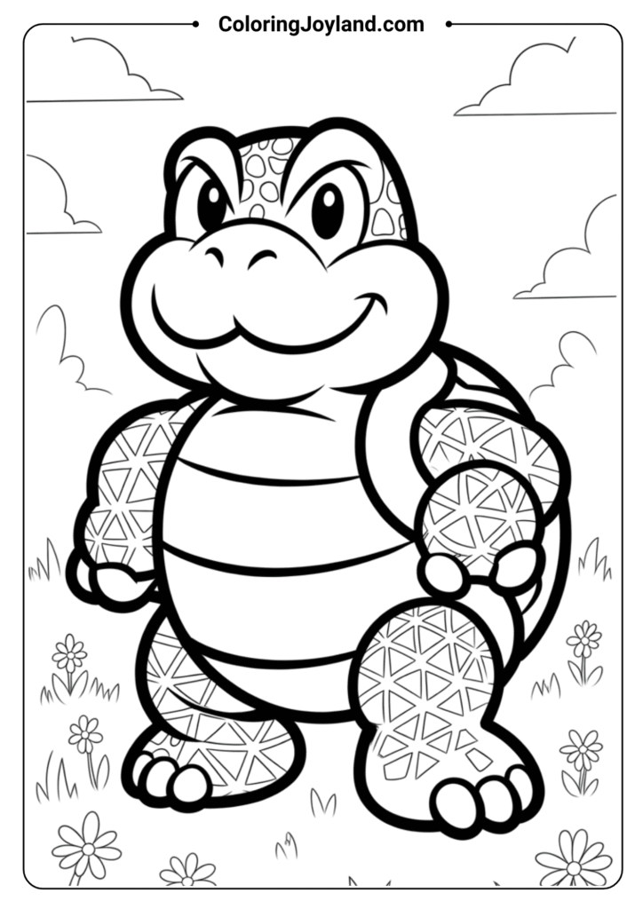 Koopa Troopa marching in formation