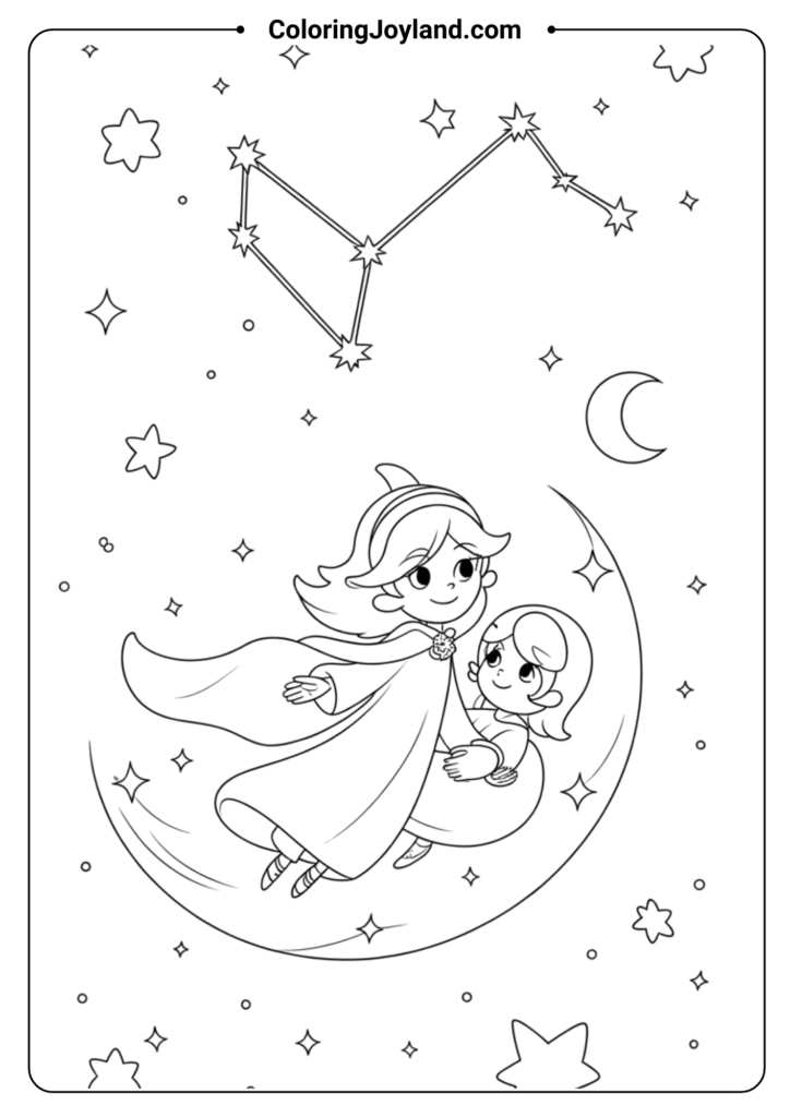 Rosalina and Luma stargazing