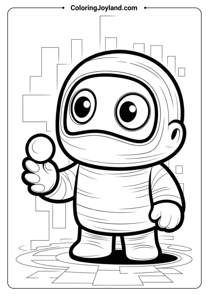 Shy Guy sneaking around