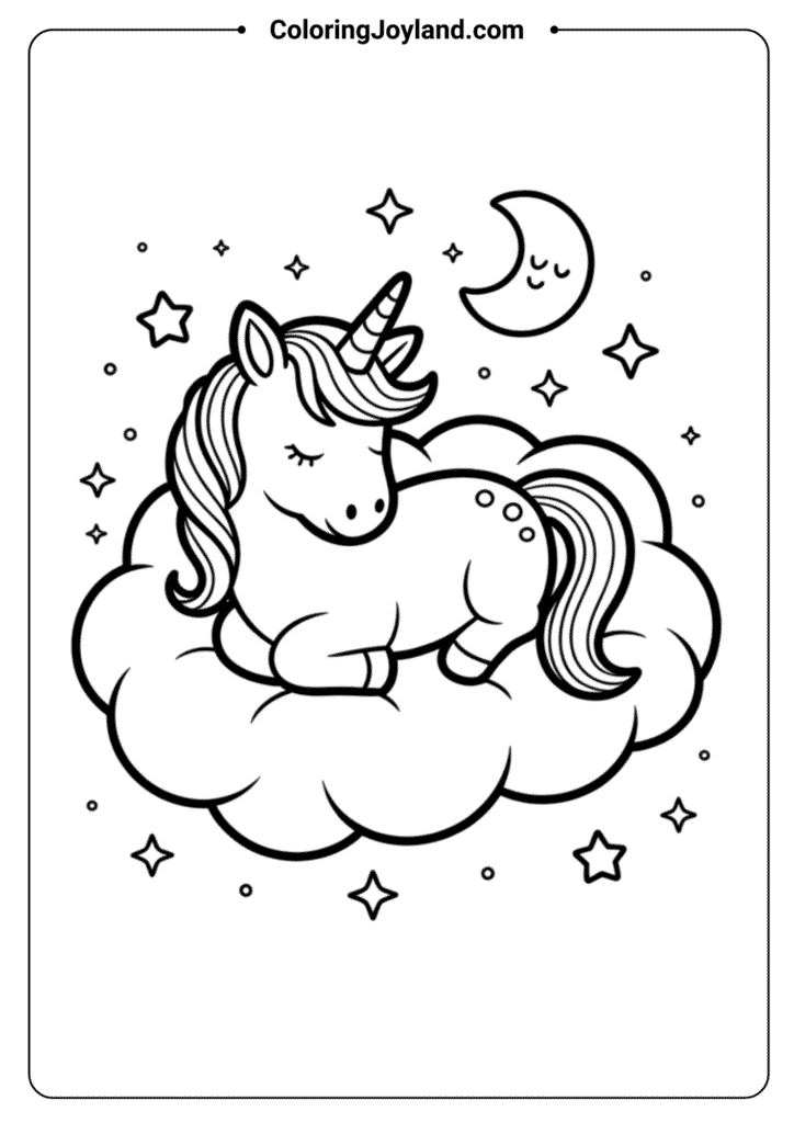 Sleeping Unicorn on a Cloud
