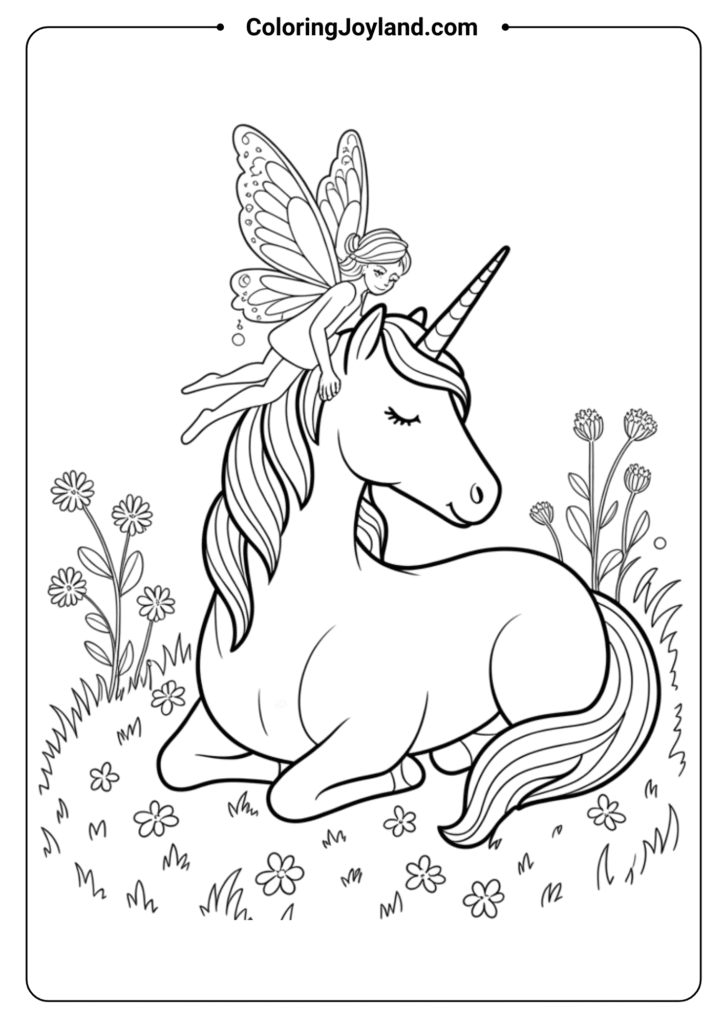 Unicorn and Fairy Best Friends