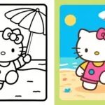 hello kitty coloring pages