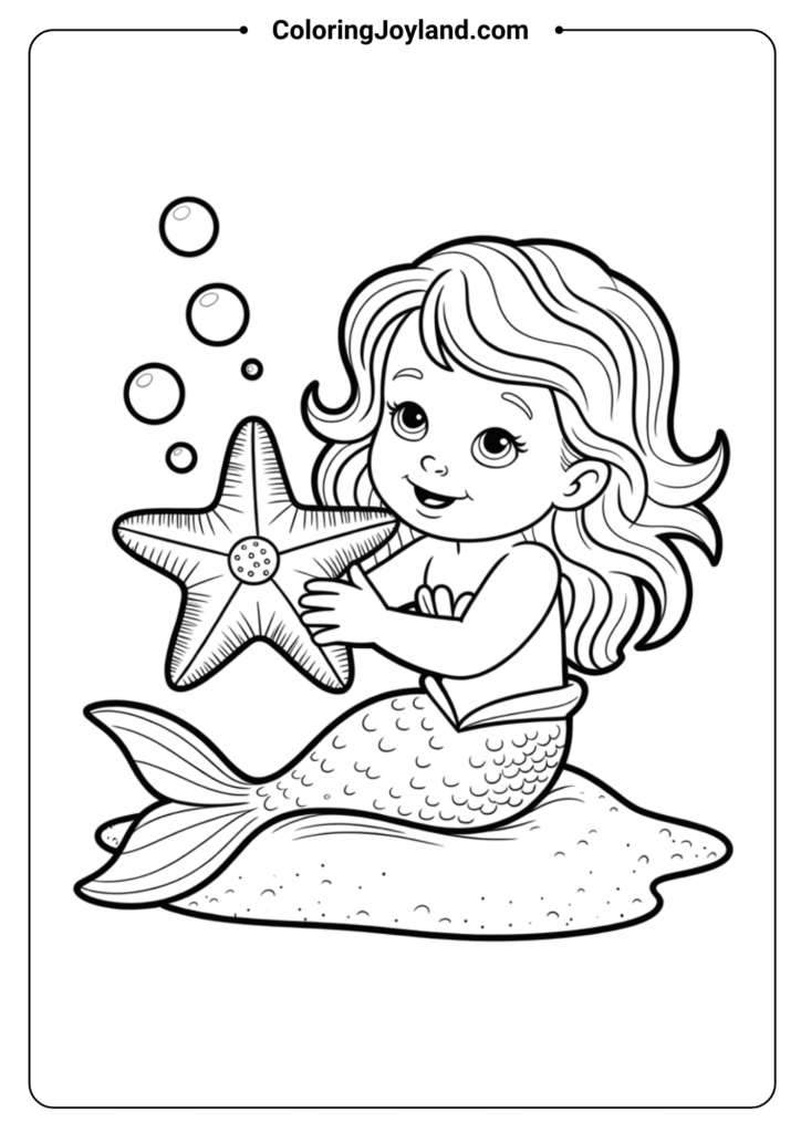 Baby Mermaid Playing