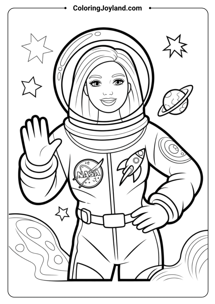 Barbie Astronaut Space Suit