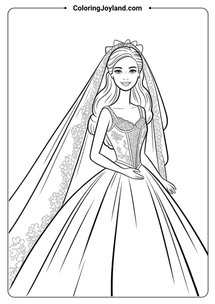 Barbie Wedding Bride Dress