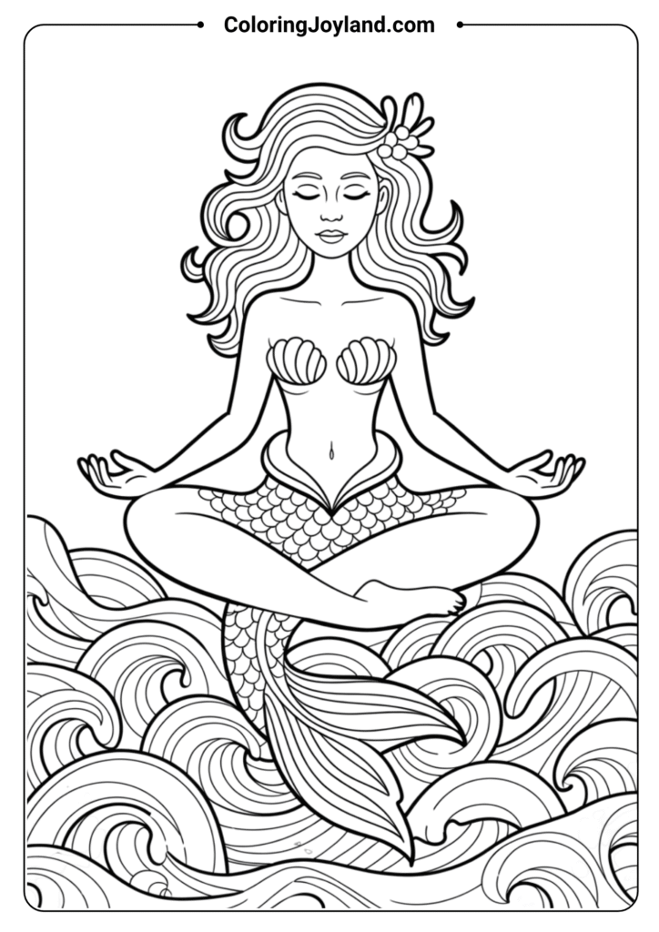 Mermaid Yoga Pose