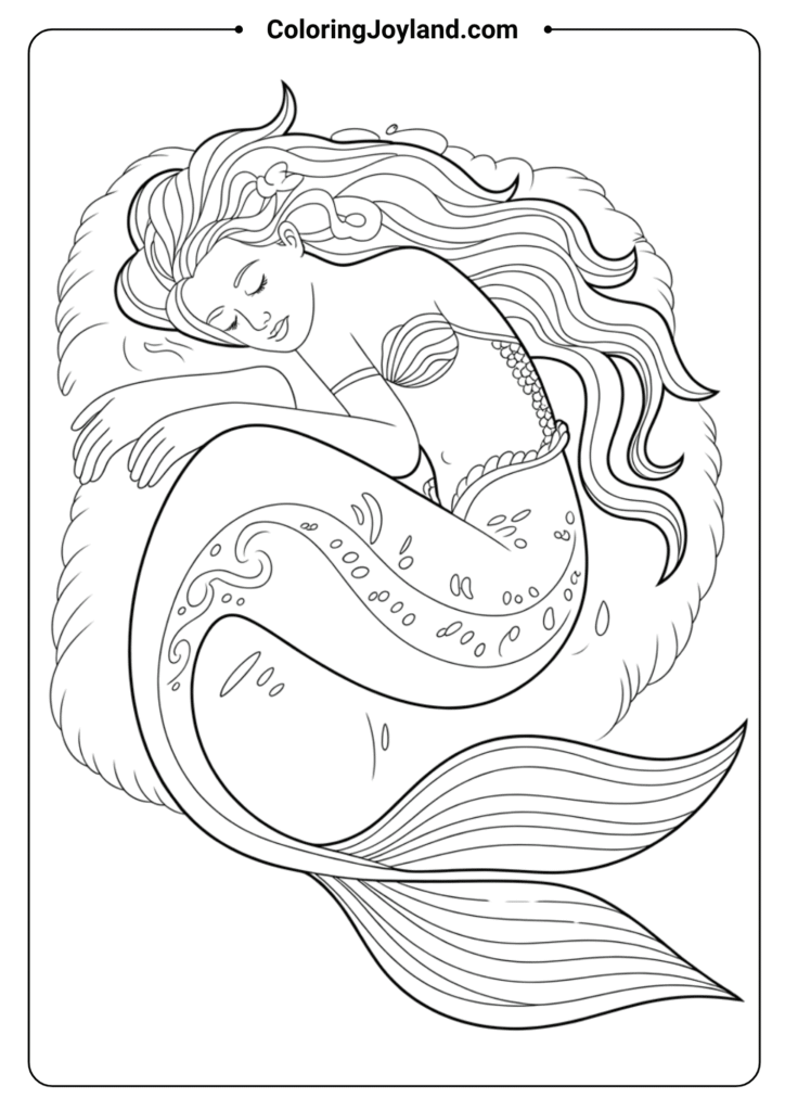 Sleeping Mermaid Rest