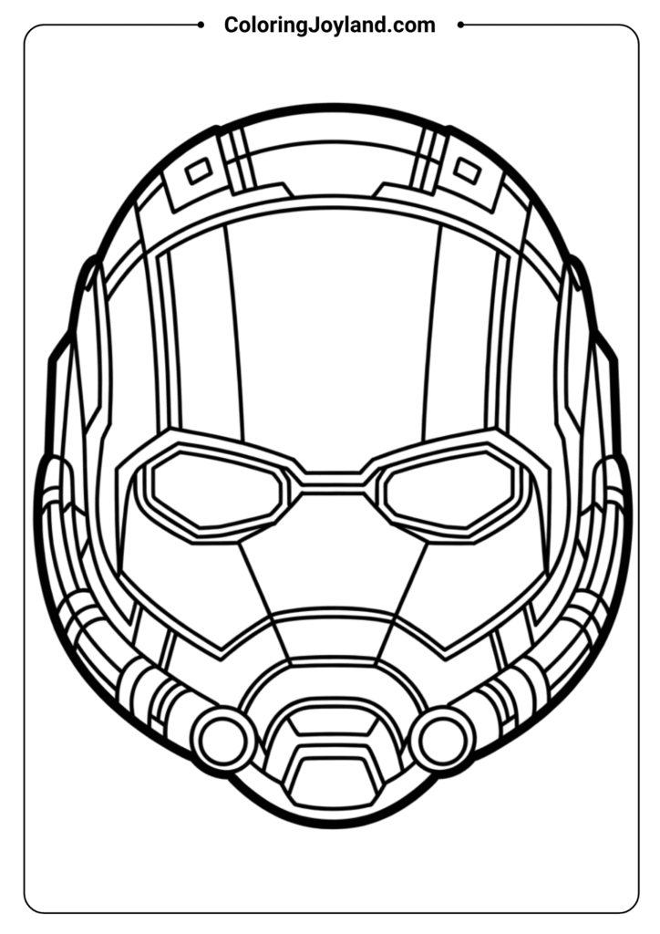 Ant-Man Helmet Close-up