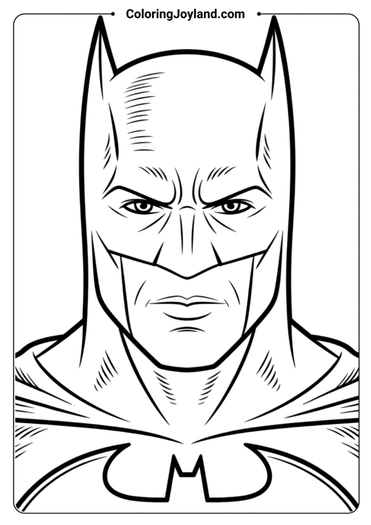 Batman Close-up Face