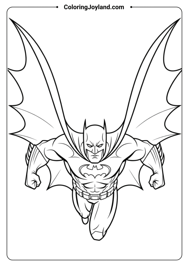 Batman Taking Flight