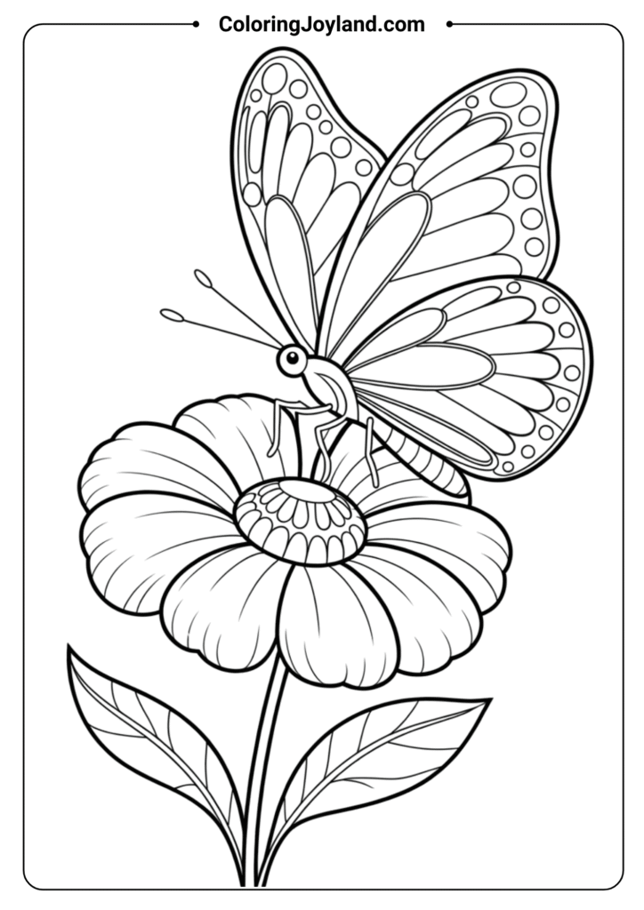 Butterfly on Flower