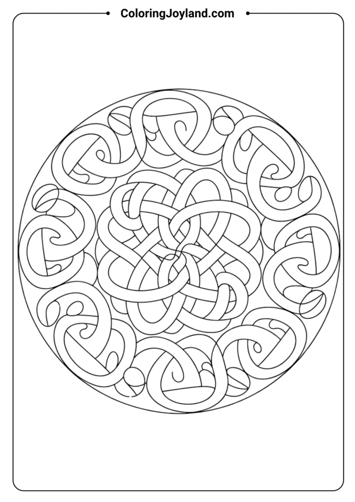 Celtic Knot Mandala