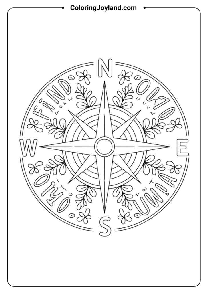 Compass Direction Mandala