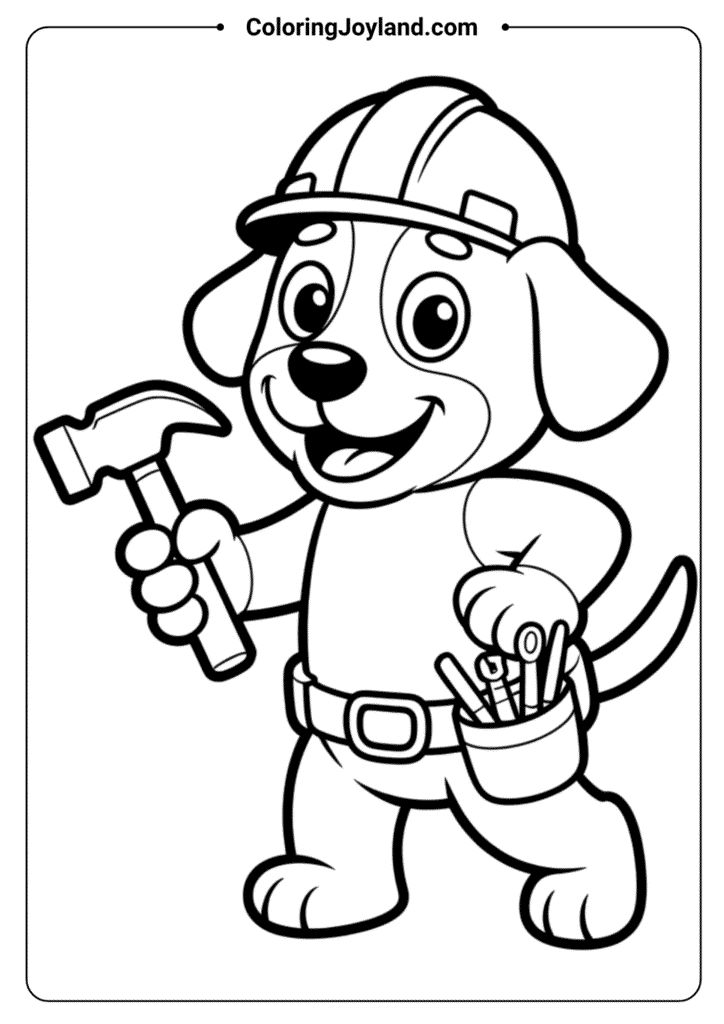 Construction Dog Worker