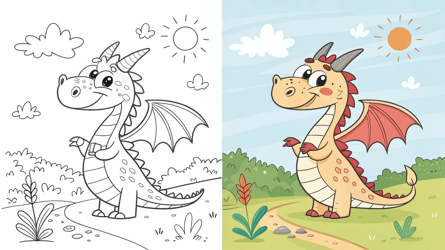 Dragon Coloring Pages