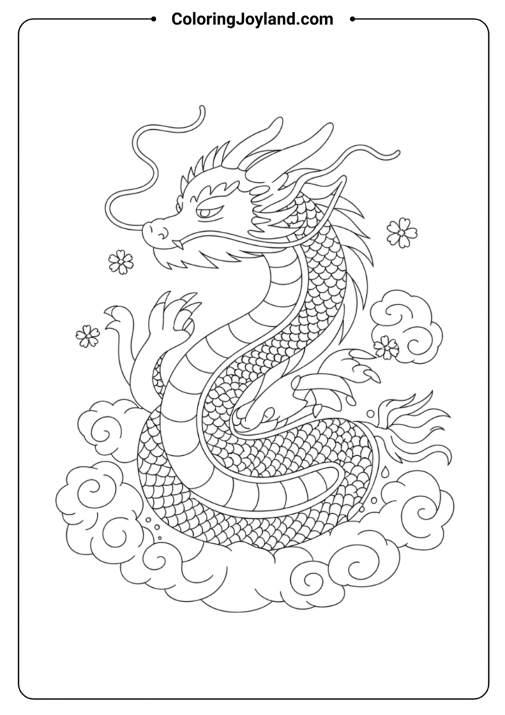 Dragon Doing Yoga