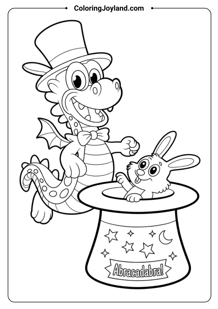 Dragon Magician Performing