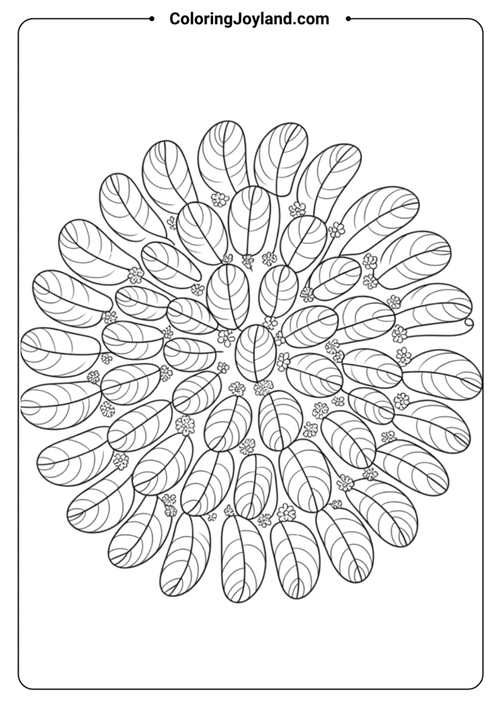 Feather Circle Mandala