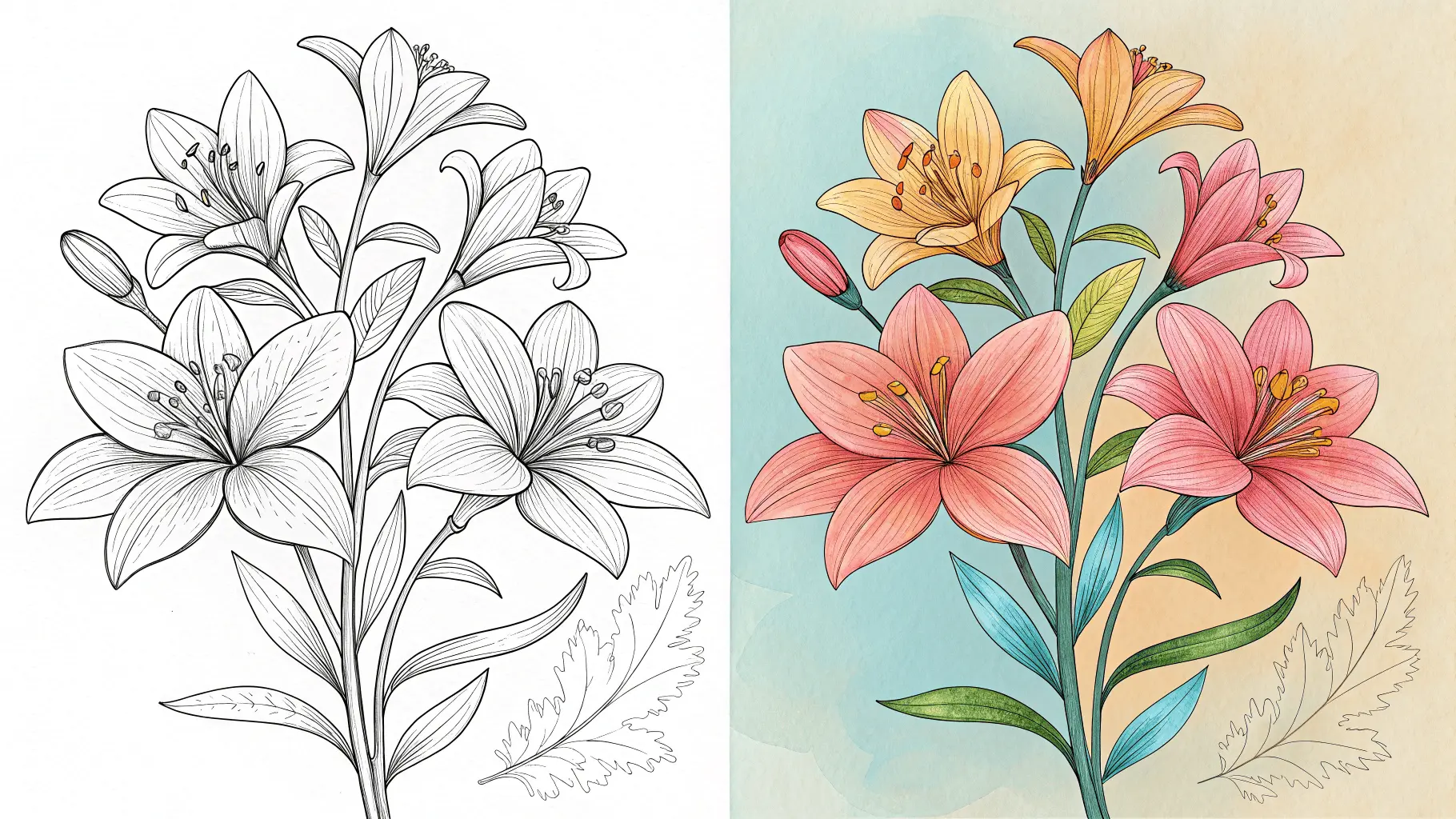 Flower Coloring Pages