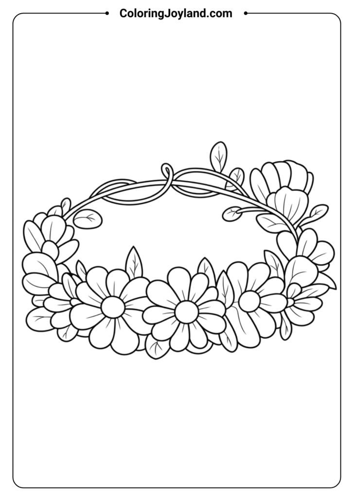 Flower Crown Circle