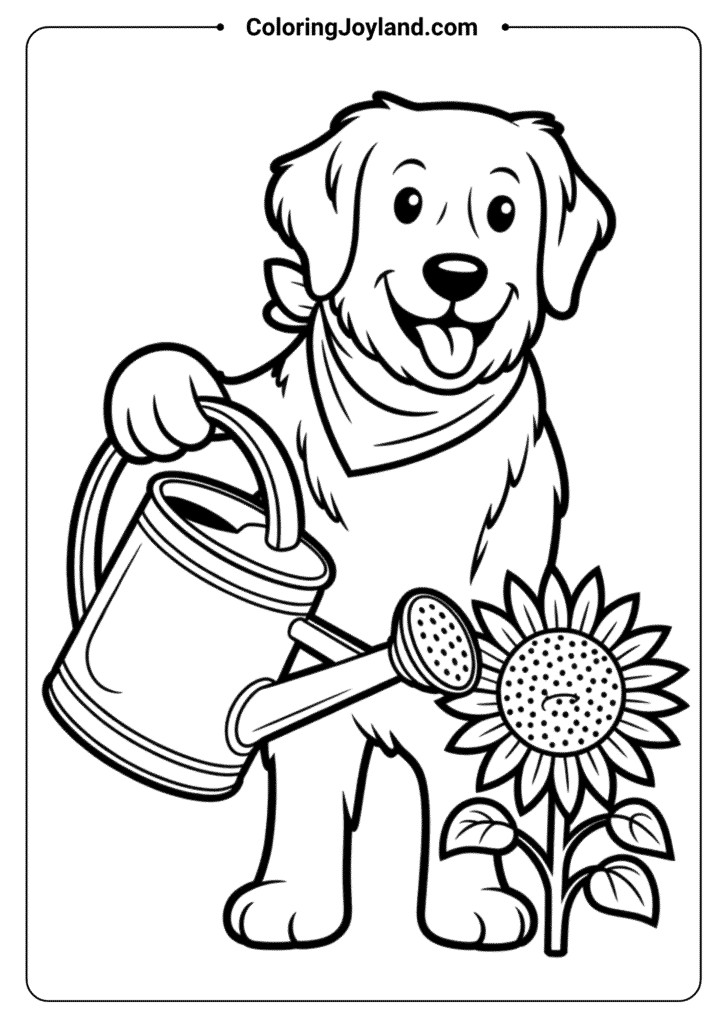 Gardening Dog Helper