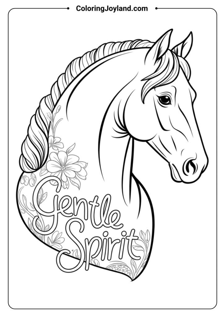 Horse Head and Neck Pose
