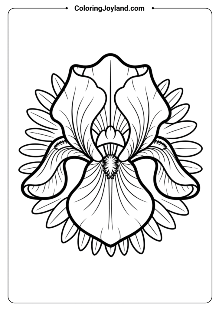 Iris Flower Tall