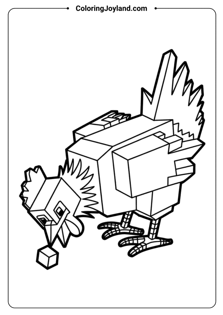 Minecraft Chicken Pecking