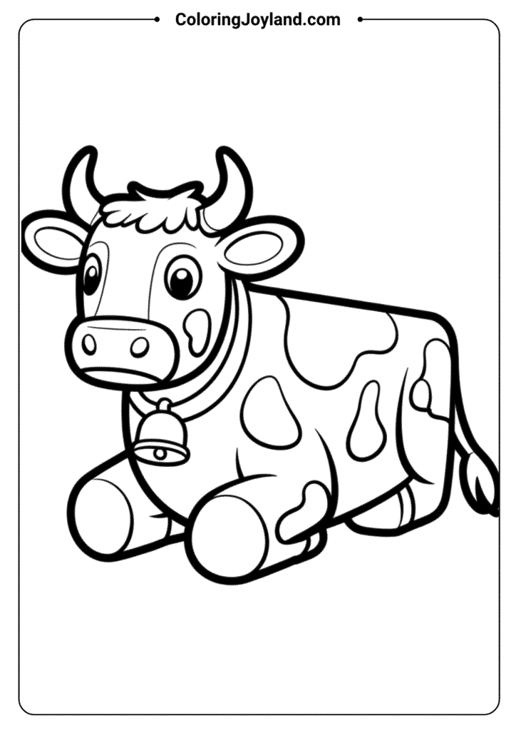 Minecraft Cow Grazing