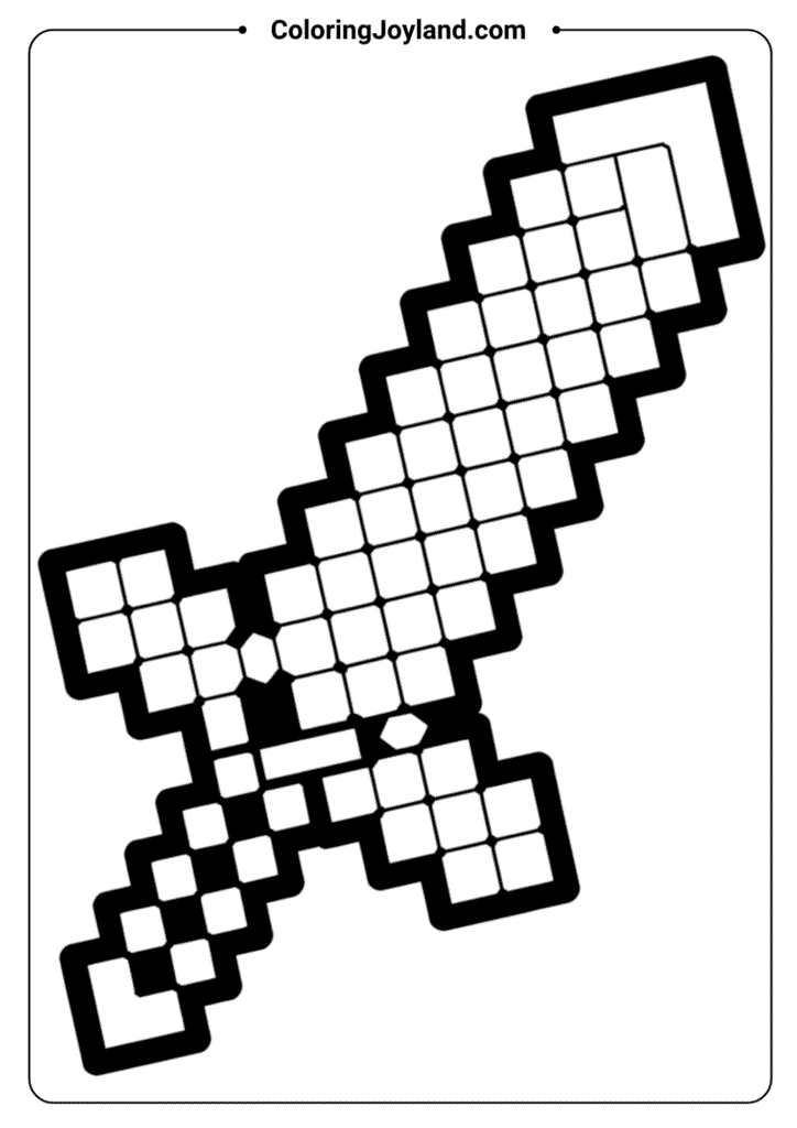Minecraft Diamond Sword