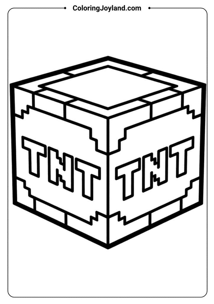 Minecraft TNT Block