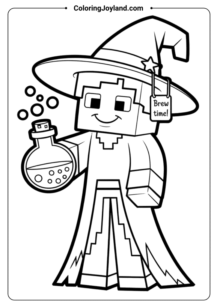 Minecraft Witch Brewing
