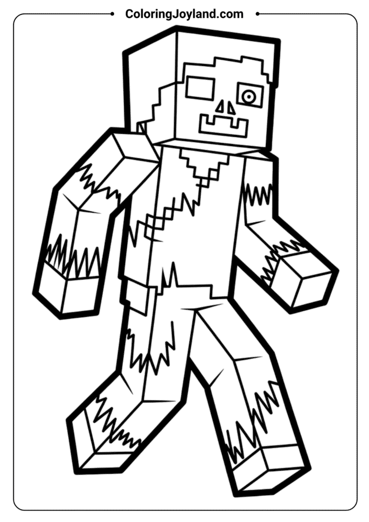 Minecraft Zombie Shambling