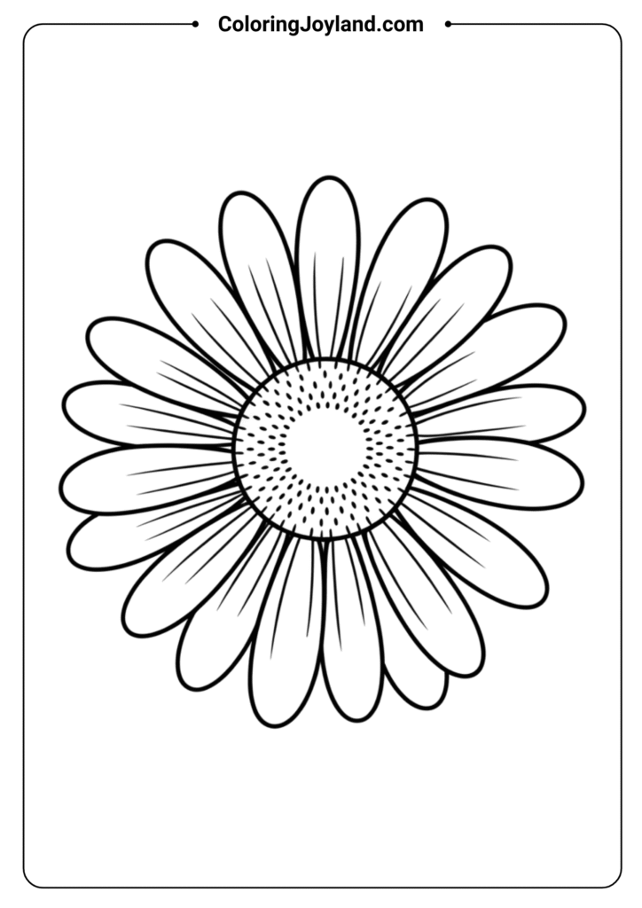 Simple Daisy Flower