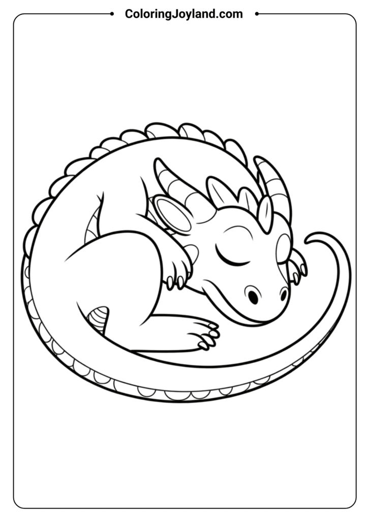 Sleeping Dragon Curled