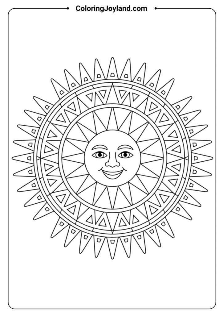 Sun Ray Mandala