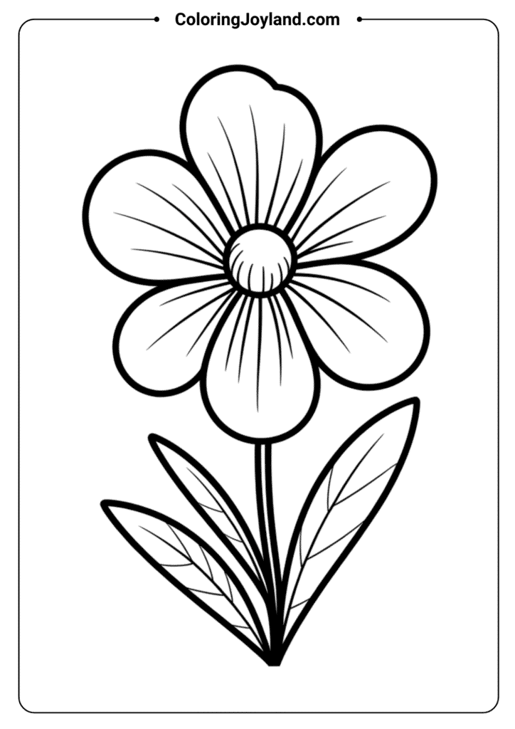 Violet Flower Small